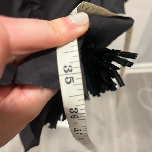 JOHANNA ORTIZ dress mini black sz 8 long sleeve Magic Touch embroidered raffia - Picture 12 of 15